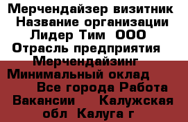 Мерчендайзер-визитник › Название организации ­ Лидер Тим, ООО › Отрасль предприятия ­ Мерчендайзинг › Минимальный оклад ­ 23 000 - Все города Работа » Вакансии   . Калужская обл.,Калуга г.